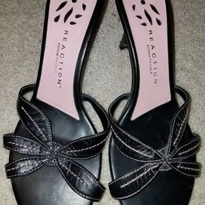 Size 8.5 black & pink Kenneth Cole Reaction heels